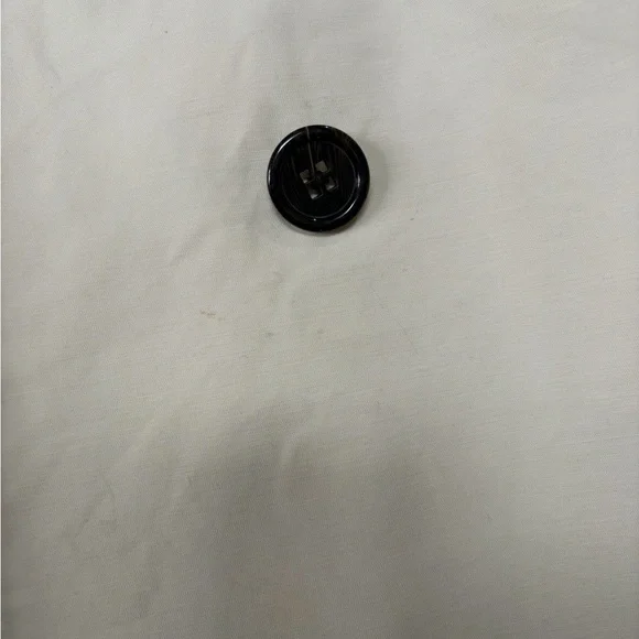 Gap Y2K Creme Trenchcoat 100 Cotton Size XS - Picture 5 of 8